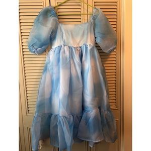 Blue Princess Tulle Dress - NEVER BEEN WORN